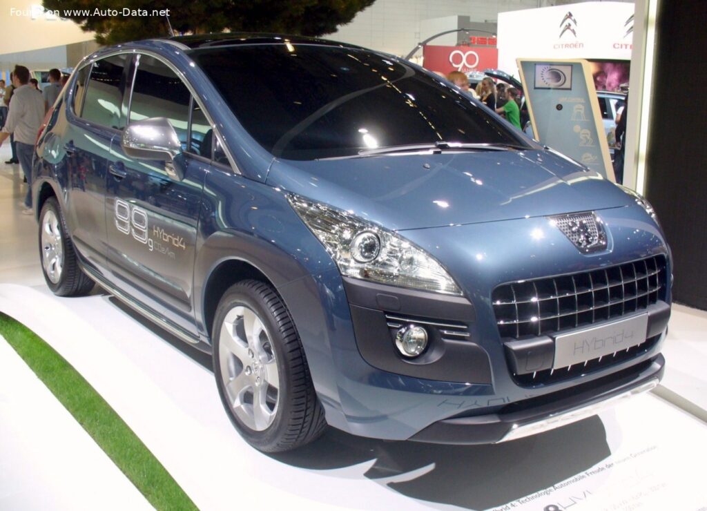Peugeot 3008 I (Phase I ) 2.0 HDi (200 Hp) HYbrid4 4×4 Automatic