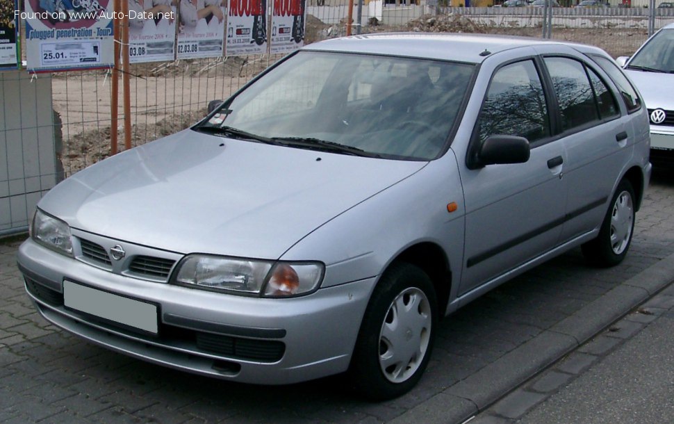 Nissan Almera I Hatchback (N15) 1.4 (87 Hp)
