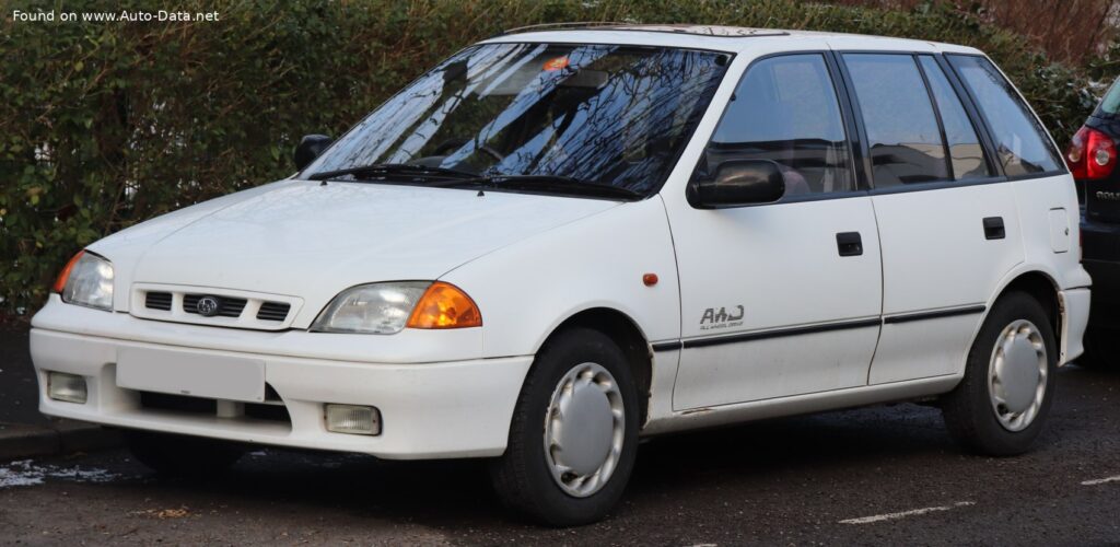 Subaru Justy II (JMAMS) 1.3 i 4×4 (3 dr) (68 Hp)