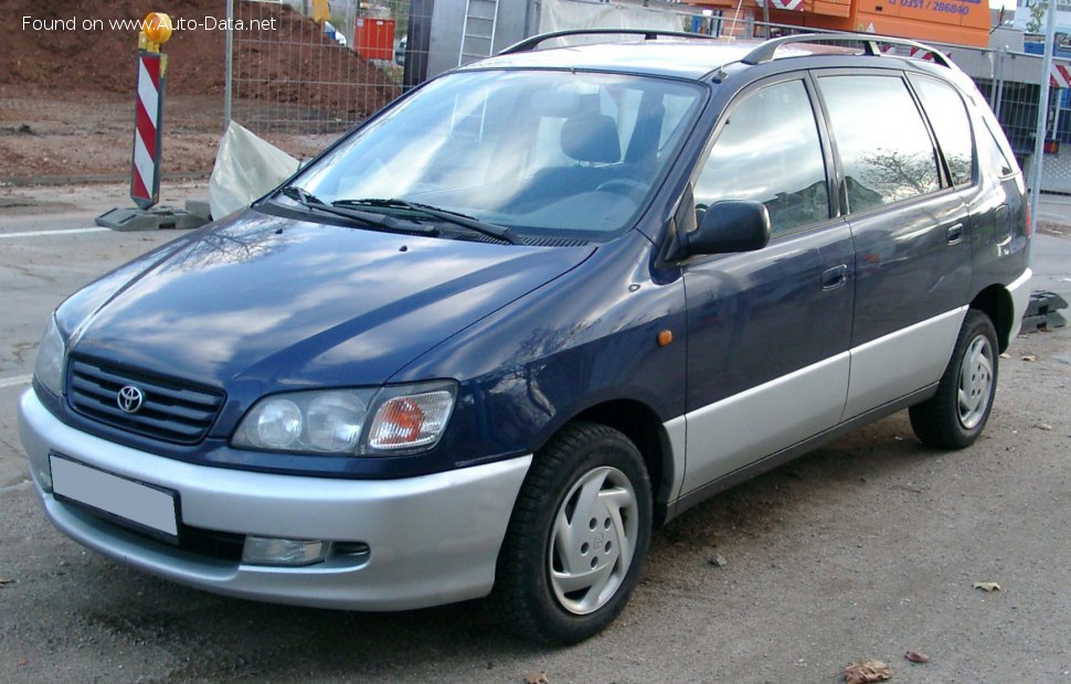 Toyota Picnic (XM1) 2.0 16V (SXM10) (128 Hp)