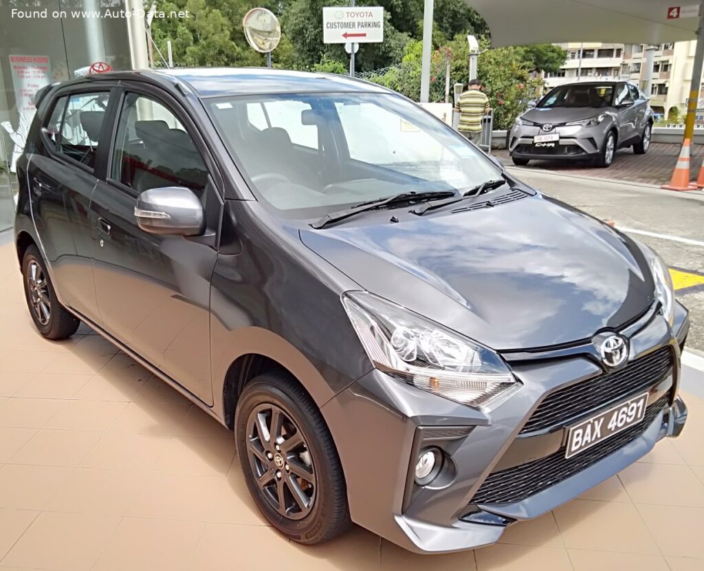 Toyota Wigo (facelift ) 1.0L (67 Hp) Automatic
